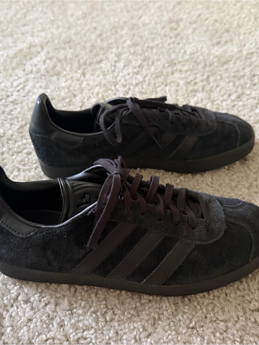 adidas Men’s Gazelle Suede Sneakers - Black - Picture 5 of 6